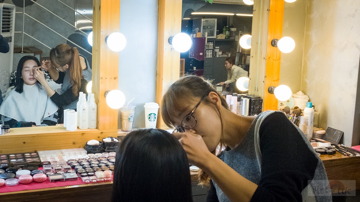 k-beauty salon korea seoul gangnam make-up