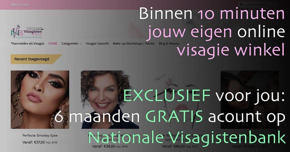 GRATIS account op Nationale Visagistenbank GRATIS account op Nationale Visagistenbank
