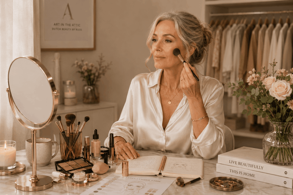 makeup workshop voor 40 en 50+ leeftijd. jezelf mooi opmaken. visagie makeup